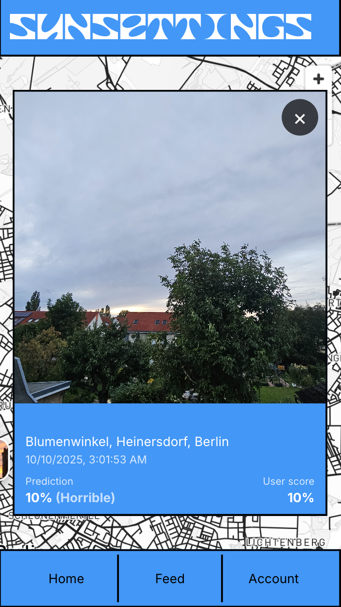 sunsettings - Farcaster Mini Apps screenshot